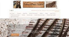 Desktop Screenshot of jamestowntrains.com
