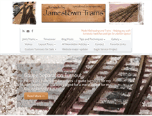 Tablet Screenshot of jamestowntrains.com